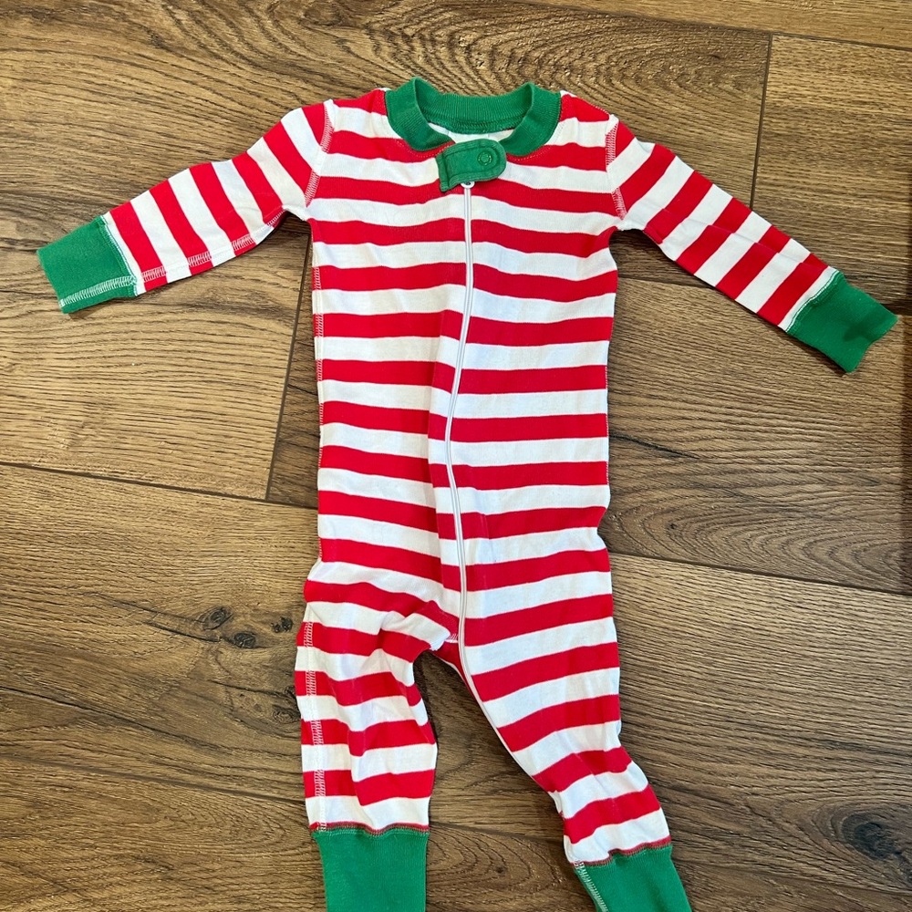 Hannah Anderson Striped Red and White 9-12M One Piece